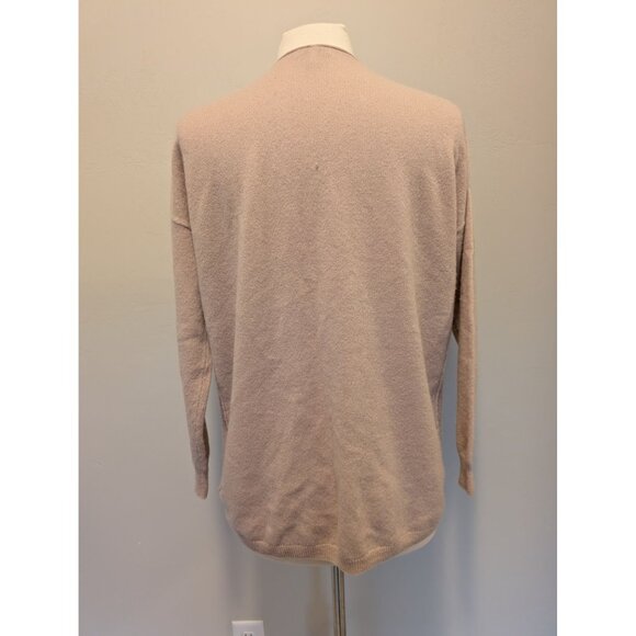 Joie Womens XS Beige 100% Cashmere Open Front Cardigan Neutral Luxury - Picture 2 of 4